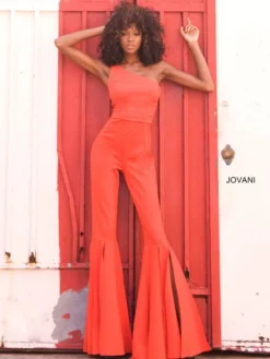 Jovani 00065 One Shoulder Prom Jumpsuit