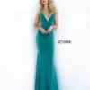 Jovani 00512 Strappy Back Deep V Gown -Outlet Prom Dresses Store 00512 Jovani Prom Gown S20 540x648
