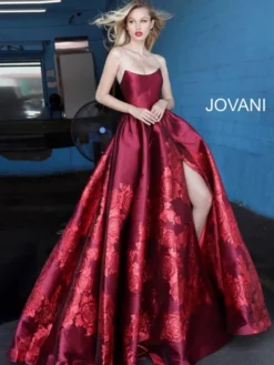 Jovani 02038 Floral Ball Gown