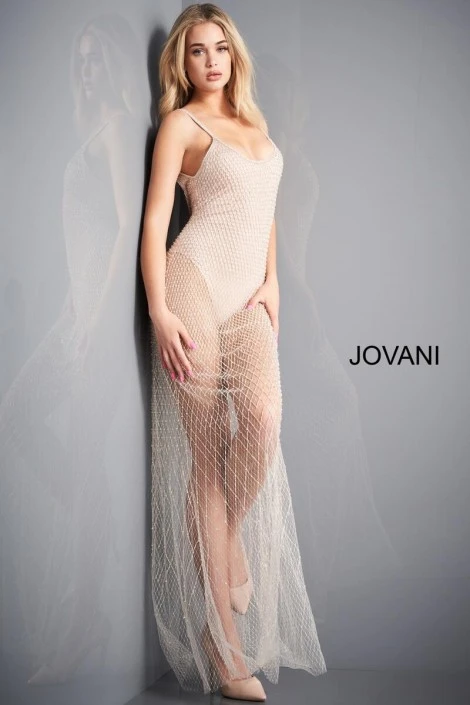 Jovani 04864 Sexy Sheer Embellished Gown 3 Jovani 04864 Sexy Sheer Embellished Gown