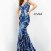 Jovani 06153 Sequin Pattern Fitted Gown -Outlet Prom Dresses Store 06153 Jovani Prom Dress S22 529x705