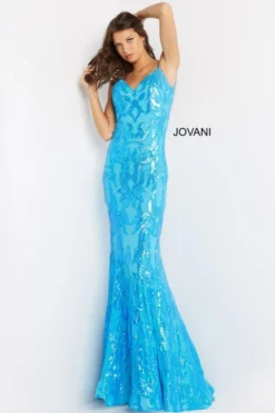 Jovani 07784 Sparkling Backless Prom Dress
