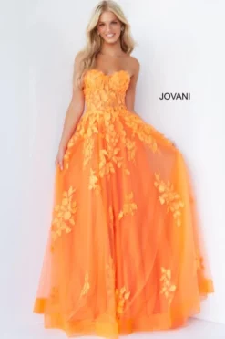 Jovani 07901 Evening Gown With Lace Appliques