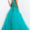 Jovani 08638 Beaded Top Ball Gown -Outlet Prom Dresses Store 08638 Jovani Prom Dress S23 470x705