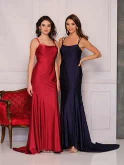 Dave And Johnny 10049 Strappy Lace Up Back Prom Dress