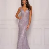 Dave And Johnny 10076 Sparkling Lace Prom Dress 2 Dave And Johnny 10076 Sparkling Lace Prom Dress -Outlet Prom Dresses Store 10076 Dave and Johnny Prom Dress S22 529x705