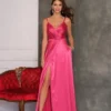 Dave And Johnny 10238 Flattering Wrap Style Gown -Outlet Prom Dresses Store 10238 Dave and Johnny Prom Dress S22 529x705