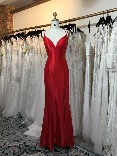 Dave And Johnny 10632 Strappy Laceup Back Prom Dress 3 Dave And Johnny 10632 Strappy Laceup Back Prom Dress