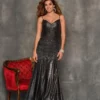 Dave And Johnny 10887 Ruched Mermaid Prom Dress -Outlet Prom Dresses Store 10887 Dave and Johnny Prom Dress S23 529x705