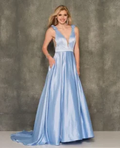 Dave And Johnny 10961 Bows And Pockets Prom Dress