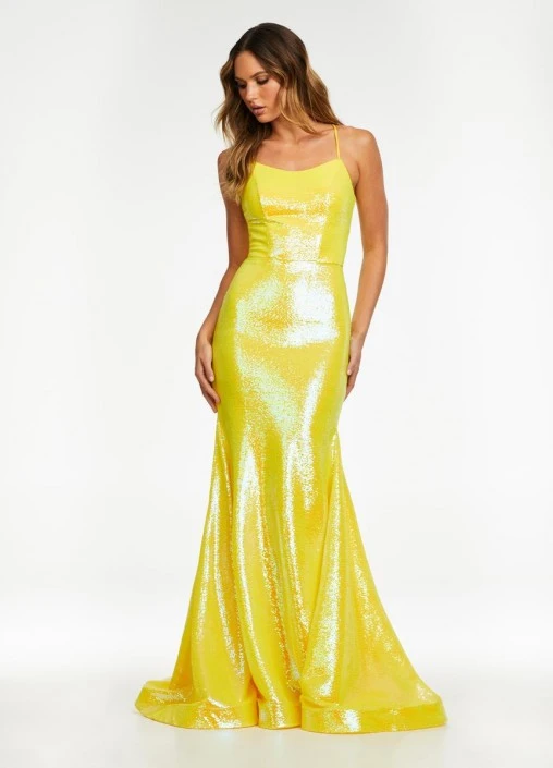 Ashley Lauren 11024 Sequin Prom Dress With Back Laceup 3 Ashley Lauren 11024 Sequin Prom Dress With Back Laceup