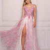 Dave And Johnny 11040 Fun Feminine Lilac Prom Dress -Outlet Prom Dresses Store 11040 Dave and Johnny Prom Dress S23 540x677