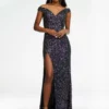 Ashley Lauren 11067 Off Shoulder Beaded Prom Dress 1 Ashley Lauren 11067 Off Shoulder Beaded Prom Dress -Outlet Prom Dresses Store 11067 Ashley Lauren Prom Dress S22 508x705