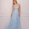 Dave And Johnny 11075 Sheer Corset Prom Dress -Outlet Prom Dresses Store 11075 Dave and Johnny Prom Dress S23 529x705