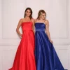 Dave And Johnny 11078 A-Line Prom Dress With Pockets -Outlet Prom Dresses Store 11078 Dave and Johnny Prom Dress S23