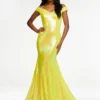 Ashley Lauren 11107 Shimmering Sequin Off Shoulder Gown -Outlet Prom Dresses Store 11107 Ashley Lauren Prom Dress S22 508x705
