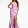 Ashley Lauren 11162 Draped Satin Prom Gown 2 Ashley Lauren 11162 Draped Satin Prom Gown -Outlet Prom Dresses Store 11162 Ashley Lauren Prom Dress S22 508x705