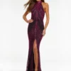 Ashley Lauren 11177 Beaded High Neck Halter Gown 1 Ashley Lauren 11177 Beaded High Neck Halter Gown -Outlet Prom Dresses Store 11177 Ashley Lauren Prom Dress S22 508x705