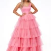 Ashley Lauren 11187 Sassy Scoop Back Ruffle Ball Gown 1 Ashley Lauren 11187 Sassy Scoop Back Ruffle Ball Gown -Outlet Prom Dresses Store 11187 Ashley Lauren Prom Dress S22 508x705