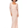 Ashley Lauren 11201 Sophisticated Juliet Sleeve Gown