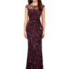 Ashley Lauren 11212 Cap Sleeve Beaded Gown -Outlet Prom Dresses Store 11212 Ashley Lauren Prom Dress S23 508x705