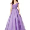 Ashley Lauren 11221 Ruched Organza Ball Gown