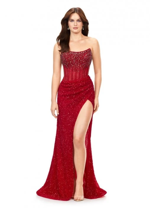 Ashley Lauren 11238 Crystal Beaded Gown 3 Ashley Lauren 11238 Crystal Beaded Gown