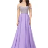 Ashley Lauren 11253 Dazzling Beaded Chiffon Gown