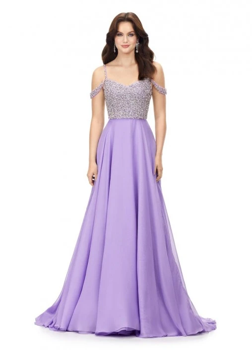 Ashley Lauren 11253 Dazzling Beaded Chiffon Gown 3 Ashley Lauren 11253 Dazzling Beaded Chiffon Gown