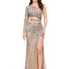 Ashley Lauren 11261 One Sleeve Beaded Cutout Gown -Outlet Prom Dresses Store 11261 Ashley Lauren Prom Dress S23 508x705