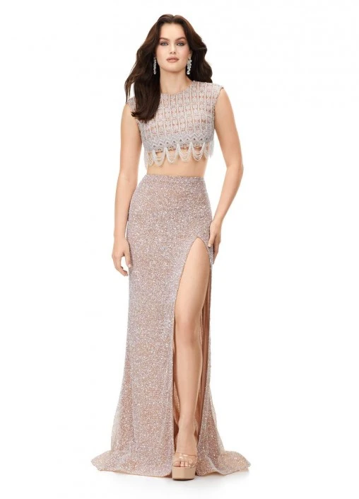 Ashley Lauren 11282 Roaring Twenties 2 Piece Gown 3 Ashley Lauren 11282 Roaring Twenties 2 Piece Gown