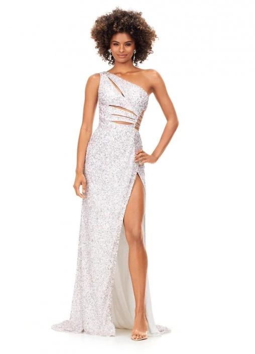 Ashley Lauren 11288 Modern Cutout Sequin Gown 3 Ashley Lauren 11288 Modern Cutout Sequin Gown