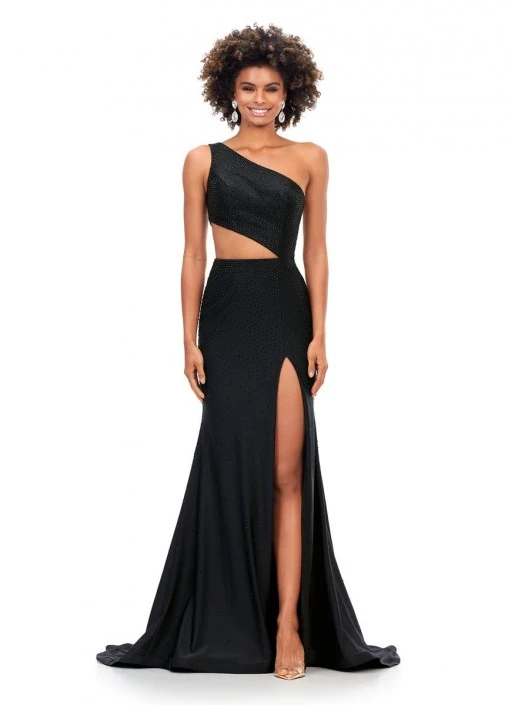 Ashley Lauren 11337 One Shoulder Cutout Prom Dress 3 Ashley Lauren 11337 One Shoulder Cutout Prom Dress