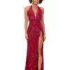 Ashley Lauren 11341 Beaded Fringe Halter Gown 1 Ashley Lauren 11341 Beaded Fringe Halter Gown -Outlet Prom Dresses Store 11341 Ashley Lauren Prom Dress S23 508x705