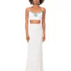 Ashley Lauren 11353 Beaded Waterfall 2 Piece Gown