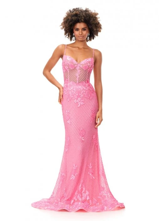 Ashley Lauren 11362 Sheer Beaded Gown 3 Ashley Lauren 11362 Sheer Beaded Gown