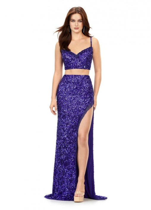 Ashley Lauren 11370 Sequin 2 Piece Prom Dress 3 Ashley Lauren 11370 Sequin 2 Piece Prom Dress