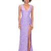 Ashley Lauren 11373 Stunning Strappy Back Sequin Gown