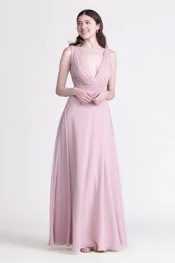 Wtoo By Watters Wtoo Winslow 115 Deep V Neck Bridesmaid Dress