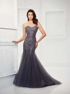 Montage By Mon Cheri Montage 118964 Mothers Mermaid Dress With Shawl