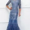 Ivonne D For Mon Cheri Ivonne D 118D07 Ombre Sequin Mothers Gown