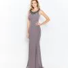 Cameron Blake By Mon Cheri Cameron Blake 120621 Beautiful Crepe Mothers Gown