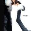 Jovani 1226 Gown With Separate Feather Sleeves
