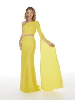 Studio 17 By House Of Wu Studio 17 12853 One Long Sleeve 2 Piece Gown