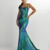 Studio 17 12914 Iridescent Sequin Prom Dress -Outlet Prom Dresses Store 12914 Studio 17 Prom Dress S23 529x705