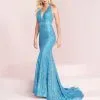 Panoply By House Of Wu Panoply 14010 Cracked Ice Halter Prom Dress