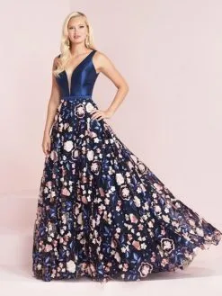 Panoply By House Of Wu Panoply 14022 Floral Lace Prom Dress