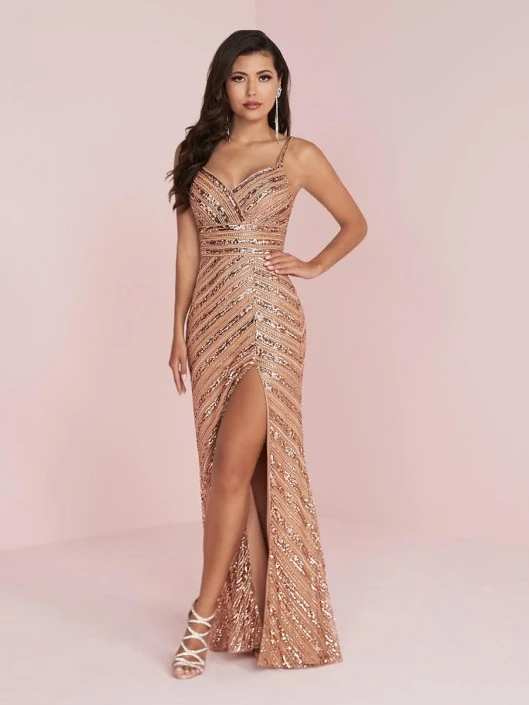 Panoply By House Of Wu Panoply 14041 Sequin Striped Prom Dress 3 Panoply By House Of Wu Panoply 14041 Sequin Striped Prom Dress