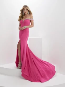 Panoply By House Of Wu Panoply 14129 AB Off Shoulder Prom Dress