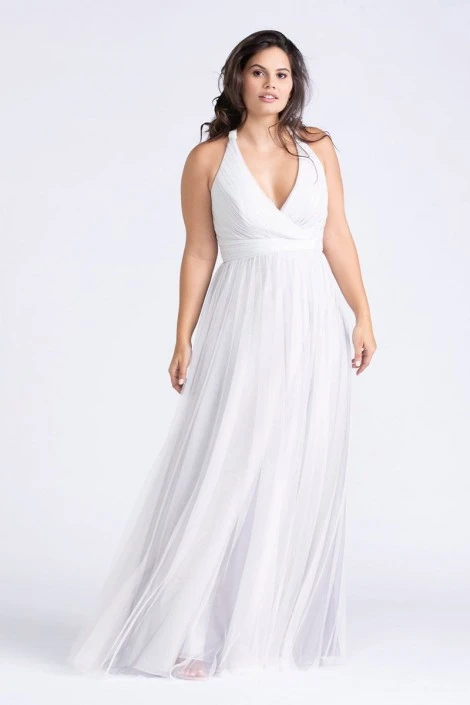 Wtoo By Watters Wtoo 144X 2 Tone Halter Bridesmaid Dress 3 Wtoo By Watters Wtoo 144X 2 Tone Halter Bridesmaid Dress